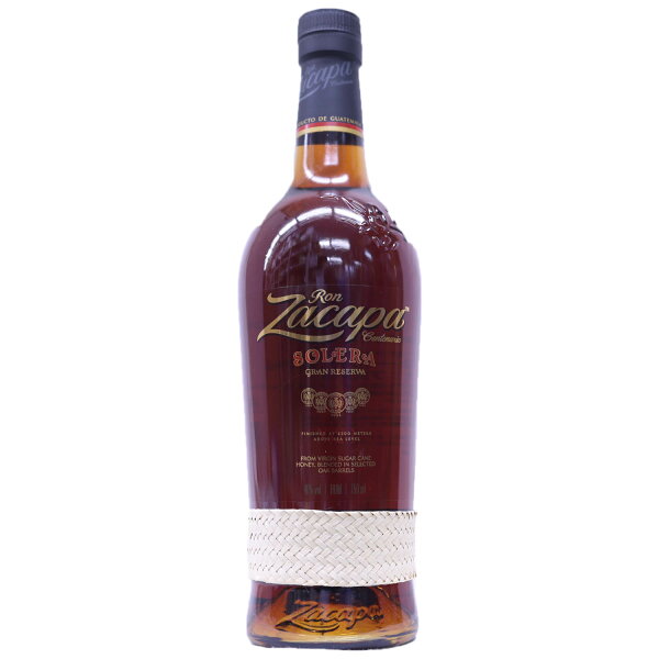 "ラム酒の中のコニャック" とも言われる　ロンサカパセンテナリオ 23年 40度 750ｍｌ ガテマラ産ラム酒
