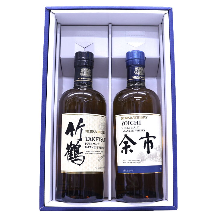楽天市場】【ギフト】国産ウイスキー飲み比べ2本セット 竹鶴ピュア 