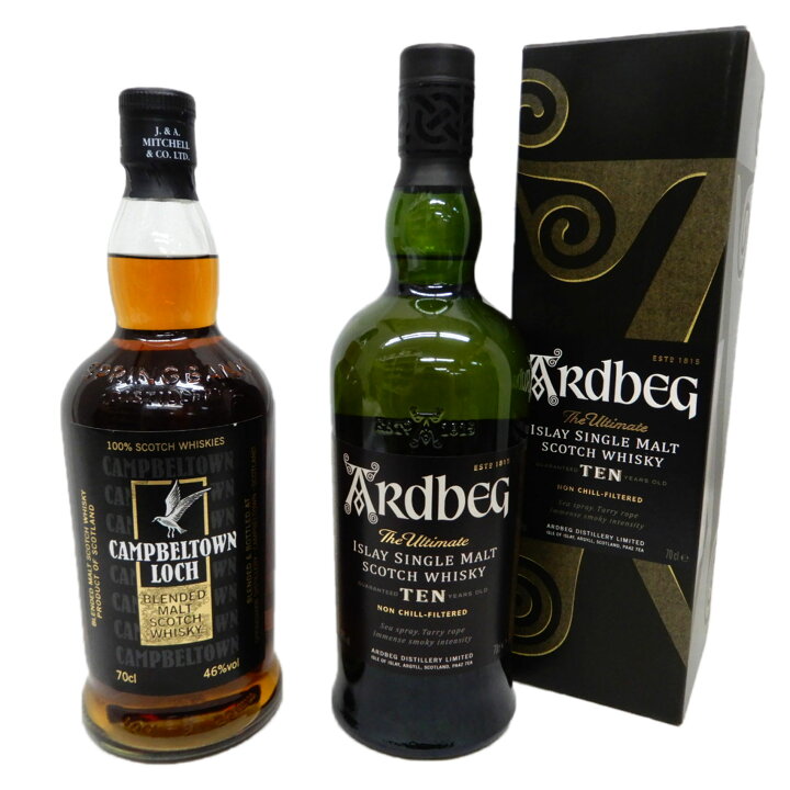 楽天市場】一度は飲んでおきたいウイスキー2本セット キャンベルタウン  