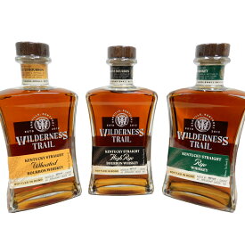 ウィルダネス・トレイル蒸溜所　飲み比べウイスキー3本セット　ケンタッキー　ストレート　ウィーテッド、ハイライ、ライ　50度750ml　バーボンウイスキー