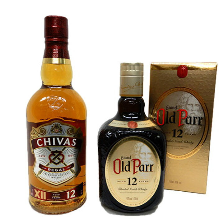 楽天市場】飲み比べ12年ウイスキー2本セット シーバスリーガル12年 40 
