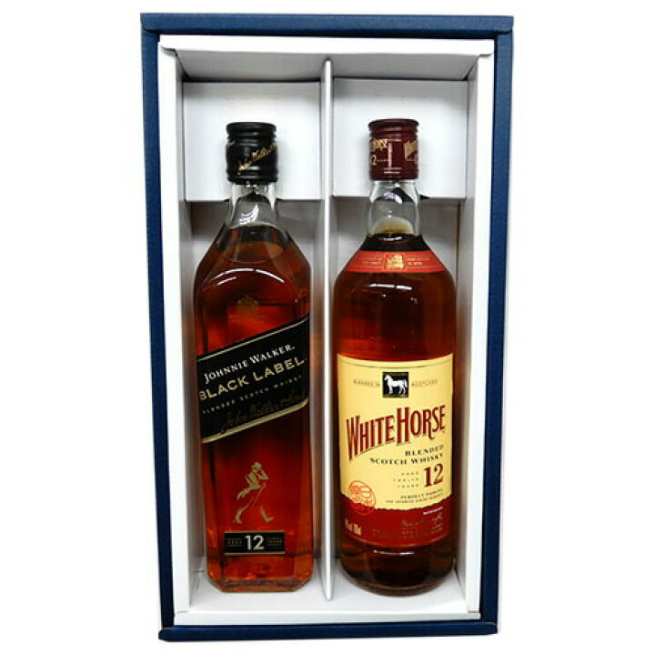楽天市場】ウイスキー12年飲み比べギフト ジョニーウォーカー黒12年 