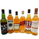 ウイスキー飲み比べ6本セット VAT69、クレイモア、ティーチャー...