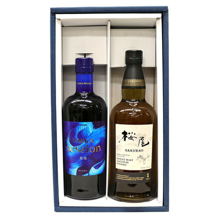 楽天市場】国産ウイスキー2本セット 桜尾シングルモルト 43度700ml  