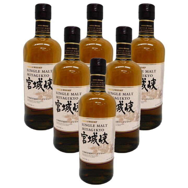 楽天市場】【6本】宮城峡 シングルモルト 45度 700ml×6本 : なんでも酒店
