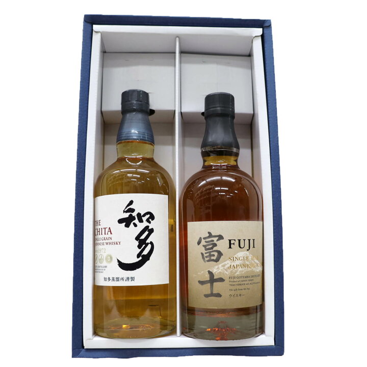 楽天市場】国産ウイスキー 飲み比べ 2本箱入りギフトセット知多43度 