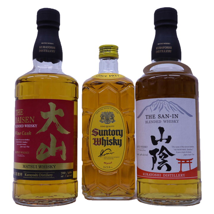 楽天市場】ハイボールが旨いウイスキー3本セット サントリー角瓶、倉吉 