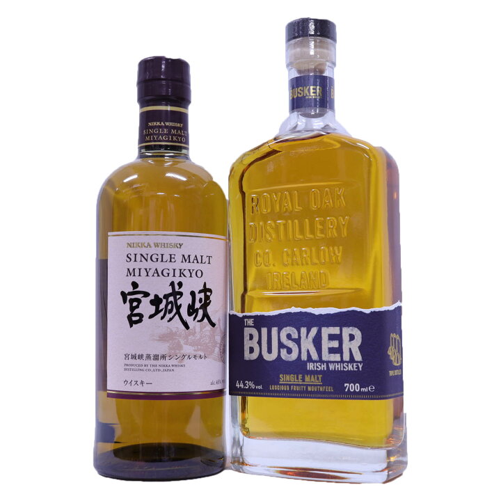 楽天市場】飲み比べシングルモルトウイスキー2本セット 宮城峡 45度 