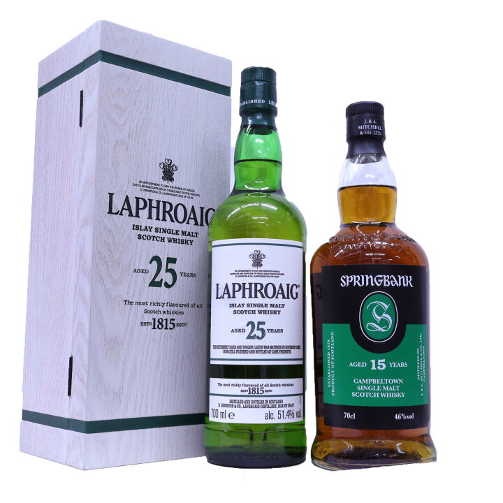 楽天市場】長熟ウイスキー2本セット スプリングバンク15年46度  