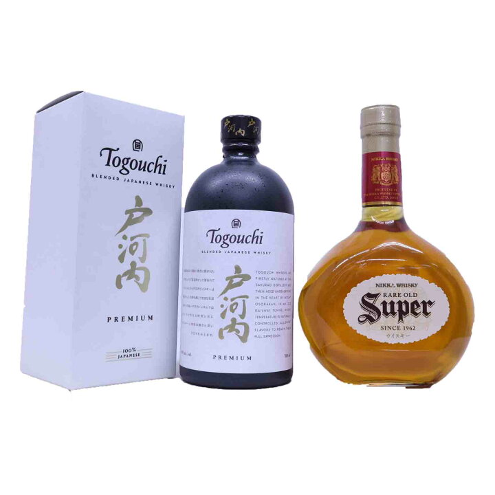 楽天市場】国産ウイスキー2本セット スーパーニッカ43度700ml、戸河内 