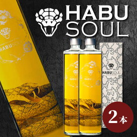母の日【一部地域送料無料】 HABU SOUL ハブ酒リキュール 40度 720ml × 2本 沖縄泡盛ベース ハブエキス配合 沖縄 ハブ酒 泡盛 ハーブリキュール リキュール エナジーショット お酒 ギフト 贈り物 誕生日 プレゼント 御祝 内祝 熨斗対応