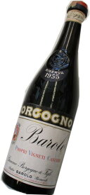 昭和30年の誕生年ワイン 1955年　バローロ・リゼルヴァ・ボルゴーニョ　赤　[1955]　箱入りギフトラッピング Barolo Riserva Borgogno