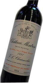 平成3年の誕生年ワイン　1991年　シャトー・モンローズ　箱入りギフトラッピング　[1991]　Chateau Montrose　サン・テステフ各付け2級