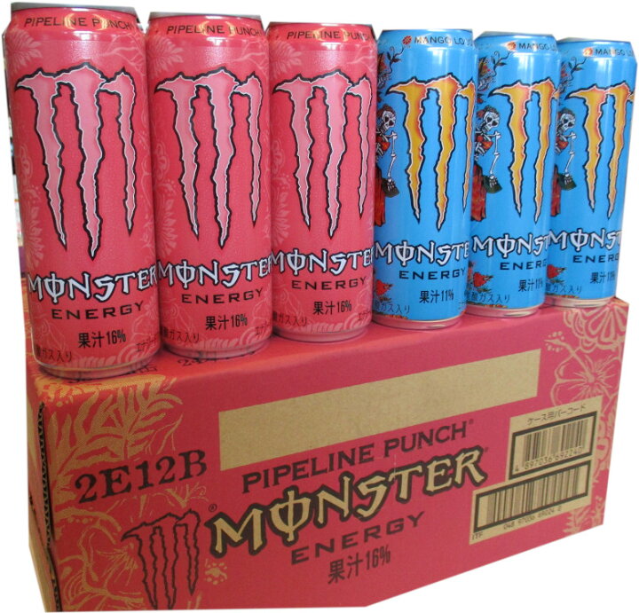 楽天市場】モンスターエナジードリンク パイプラインパンチ（ピンク 