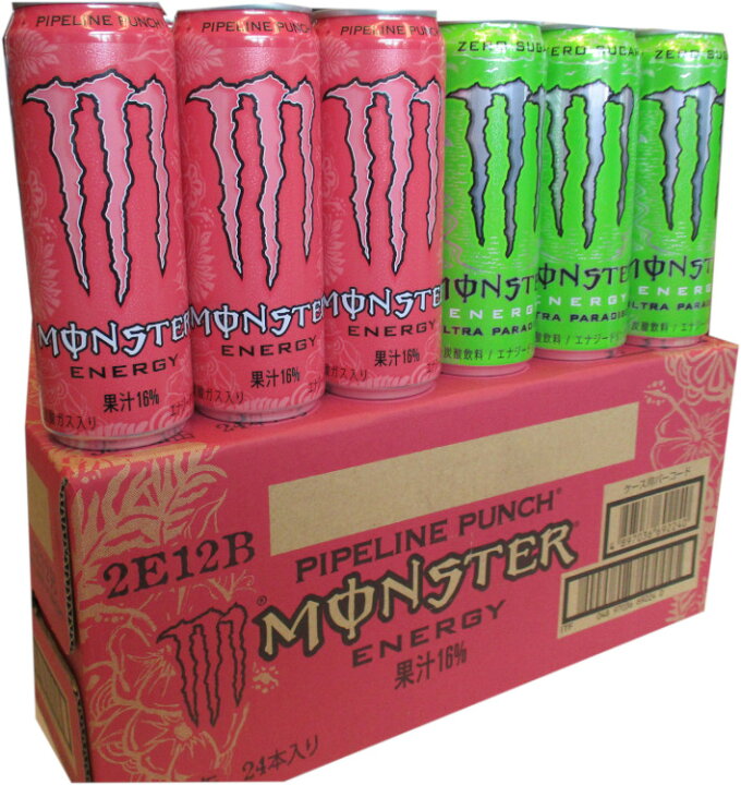楽天市場】モンスターエナジードリンク パイプラインパンチ（ピンク 