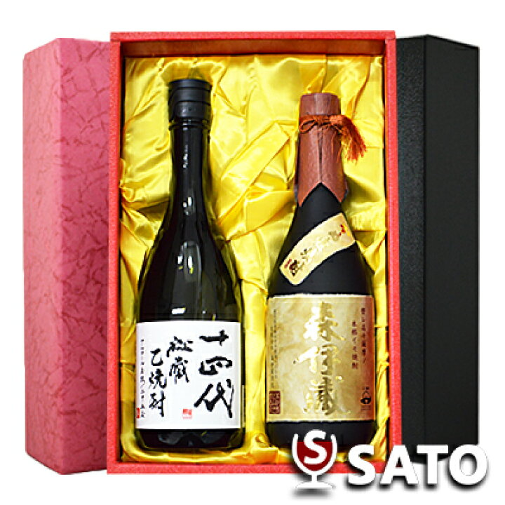 楽天市場】森伊蔵 金ラベル かめ壺焼酎・十四代 秘蔵 乙焼酎 黒（黄色 