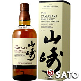 サントリーシングルモルトウイスキー　山崎　ディスティラーズリザーブ　43度　700ml　化粧箱付　並行輸入品　ジャパンウイスキー