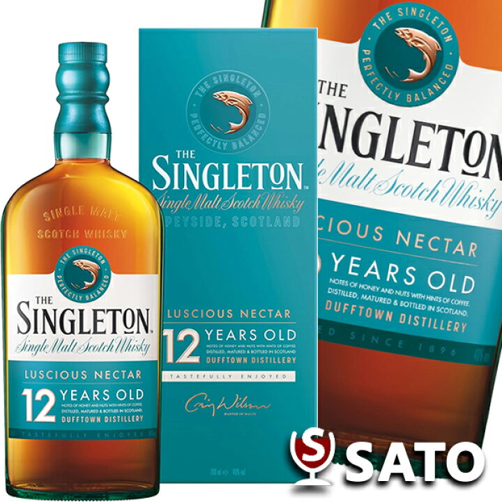楽天市場】ザ・シングルトン ダフタウン 12年 40％ 700ml 箱入り 