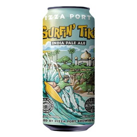 【クール便限定】ピザポート サーフィン ティキ ウエストコーストIPA 7% 473ml アメリカ カリフォルニア州 ピッツァポート クラフトビール おすすめビール珍しい 美味しい 宅のみ 選んで 飲み比べ 酒のたなか 賞味期限：2025年8月7日