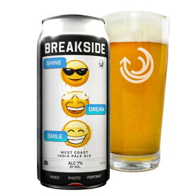【クール便限定】ブレークサイド シャインドリームスマイル ウエストコーストIPA 7% 473ml×1本 アメリカ オレゴン州 クラフトビール 地ビール おしゃれ缶 選んで飲み比べ セット 珍しい 輸入ビール 酒のたなか 賞味期限：2026年2月28日