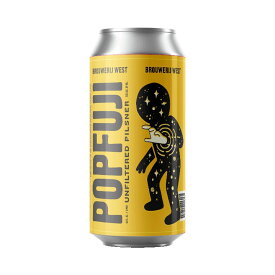【クール便限定】ブリュワリーウェスト ポップフジ アンフィルタードピルスナー 5% 473ml×1本 アメリカ バージニア州 クラフトビール 美味しいビール おうちビール 酒のたなか 賞味期限：2026年2月26日