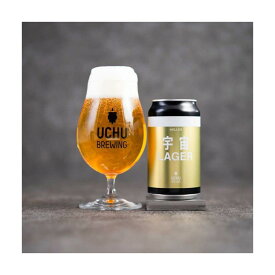 【クール限定】うちゅうブルーイング 宇宙LAGER HELLES 5% 350ml×1本 山梨県 北杜 ギフト クラフトビール ビール ギフト 珍しい BBQ 飲み比べ セット 宇宙 酒のたなか 賞味期限：2026年4月28日