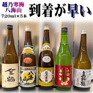 驚くほど早く到着いたします送料無料 越乃寒梅・八海山入り！北雪・金鶴・真野鶴＋新潟銘酒　日本酒　飲…