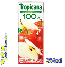 トロピカーナ　アップル250ml　紙パック1ケース　24本入【楽天プレミアム対象】