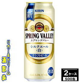 キリン　クラフトビール　SPRING　VALLEY（スプリングバレー）シルクエール＜白＞ 500缶　2ケース　48本送料無料【一部地域除外】