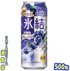 キリン 氷結岩手産ブルーベリー【冬限定】500缶　1ケース　24本入りキリンビール