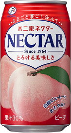 送料無料　2ケース　48本　不二家　ネクター　NECTAR　ピーチ　桃　350ml　缶　　伊藤園　ソフトドリンク　ジュース　フジヤ