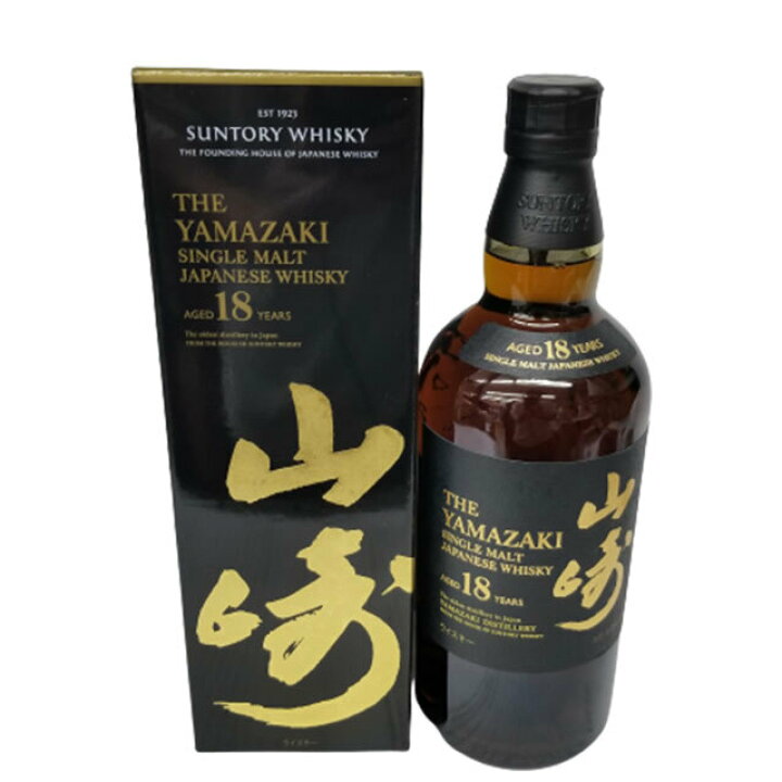 楽天市場】送料無料 サントリー 山崎18年 700ml 箱あり ウイスキー  