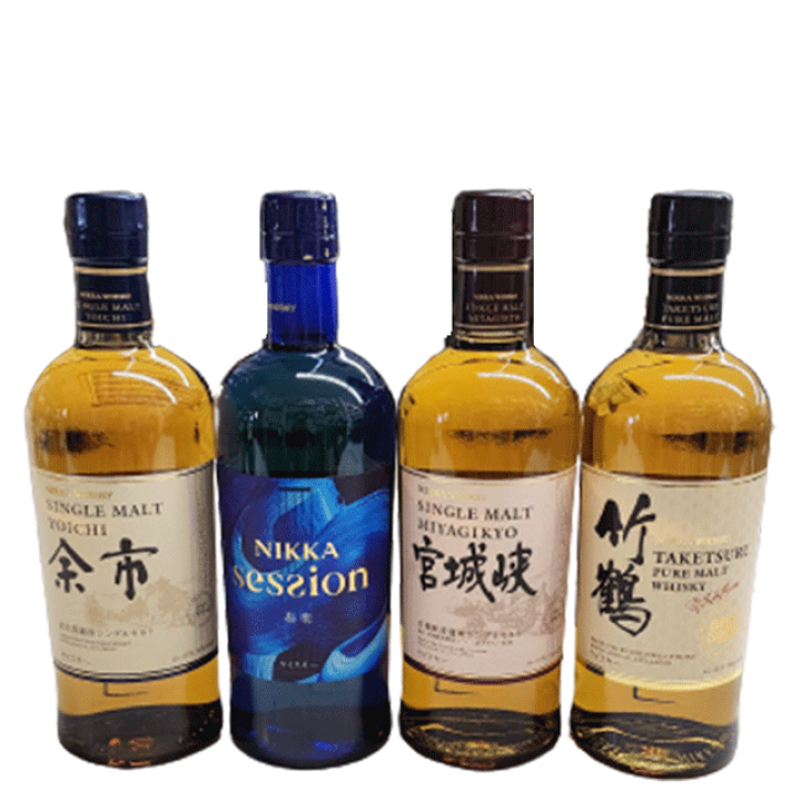 ☆余市シングルモルト&知多ウイスキー☆特価2本セット箱無し新品 余市