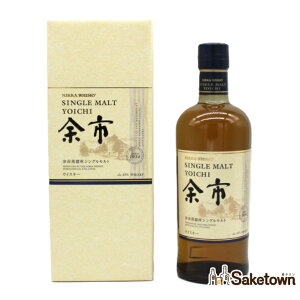 ニッカ ウイスキー シングルモルト 余市 45% 700ml 瓶 1本 ギフトボックス付き