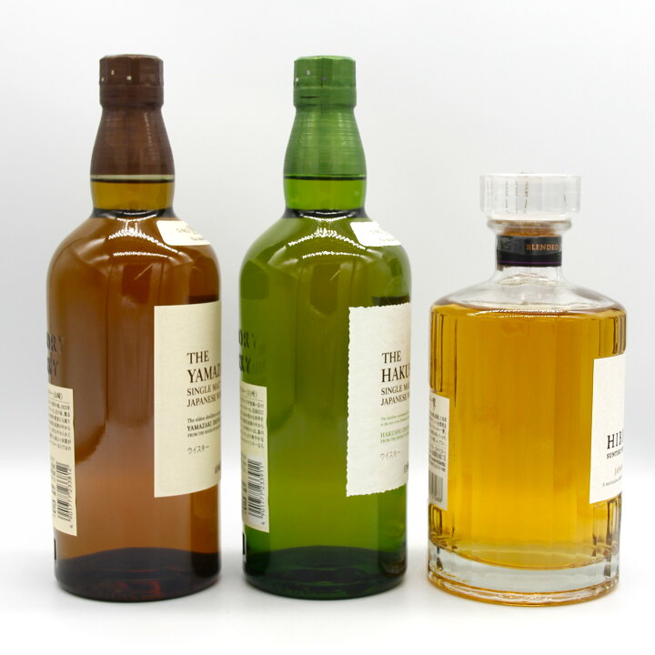 楽天市場】サントリー 山崎シングルモルト ウイスキー 43% 700ml+白州 