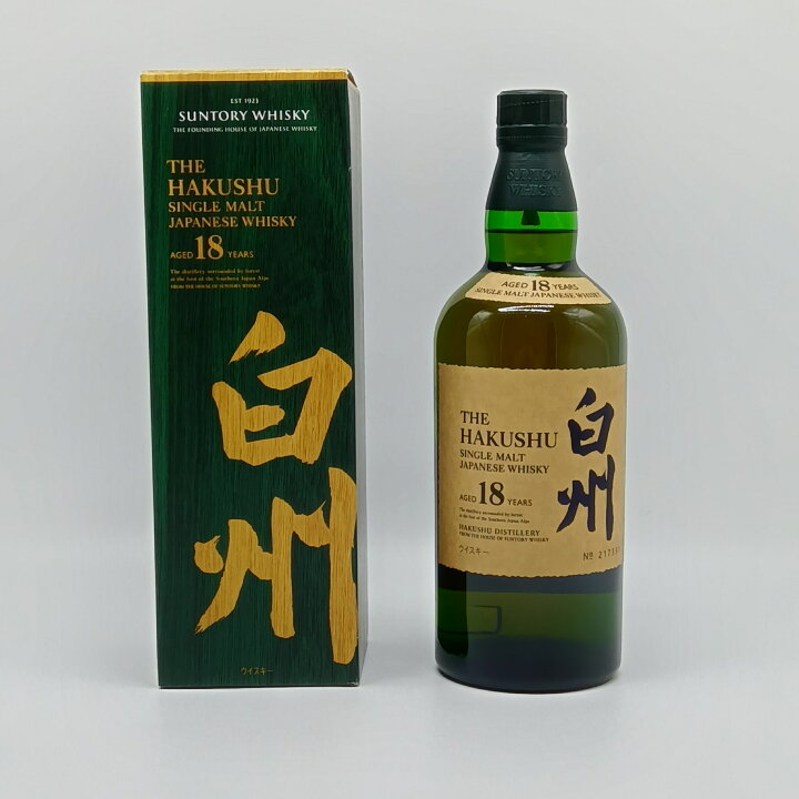 楽天市場】サントリー 白州18年 シングルモルト ウイスキー 43% 700ml 