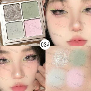 cs613# アイシャドウ パレット 4color set 6type アイシャドウ 50代 目元 韓国コスメ 落ちにくい キラキラ アイメイク マット メイクアップ 当日発送