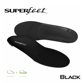 SUPERfeet スーパーフィート トリムフィット ブラック[正規販売店] 【SUPERfeet 】【メール便・代引き不可】 靴下 スーパーフィート 中敷き