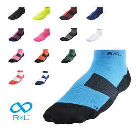 R×L SOCKS TRR-20R【送料無料/普通郵便/ゆうパケット】アールエルソックス 左右別立体レーシンググリップソックス（滑り止め）つま先左右立体ソックス 薄地タイプ 靴下 ランニング スポーツ