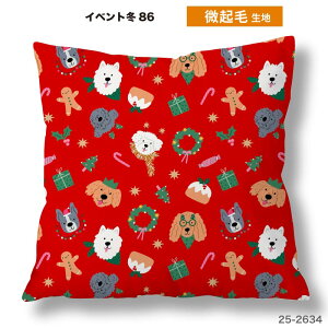 �N�b�V�����J�o�[ 45×45cm�p �N���X�}�X �L ���� ���킢�� ������ ���{�� �X�g���b�` �􂦂� �t�@�X�i�[�Ȃ� �����` 1�� TEXIA (winter_9)