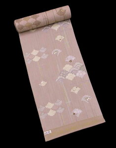 【特別企画商品】 森英恵 ブランドHanae Mori 高級 正絹 小紋 反物約50%OFFの大特価!! 【深伽羅色】《メーカー処分品》正絹高級小紋を特別価格でご奉仕!!反物だから 別誂え でお仕立て出来ます