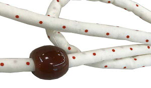 【メーカー処分品】まるくげ 帯締め ( 帯〆 ) 丸くげ【茶色 とんぼ玉 付き】ゆかた用・浴衣用・着物用・洗える着物用