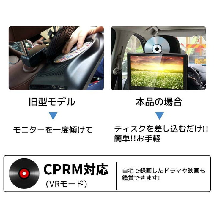 楽天市場】【クーポン利用で20999円】ヘッドレストモニター 11.6 