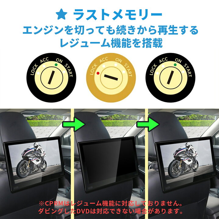 楽天市場】ヘッドレストモニター 2個セット 2台 11.6 インチ 大画面 