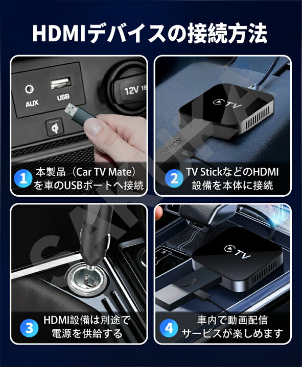 楽天市場】CarPlay ワイヤレス aibox HDMI マルチ メディア アダプター 