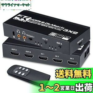 yzELEVIEW HDMI }gbNX ؑ֊ ZN^[ 32o 4K@60Hz HDRΉb (fW^E3.5mmXeIo) HDMI2.0b/HDCP2.2 z XCb`[ PS4 /PS5 /Nintendo Swich/Fire TV Sti