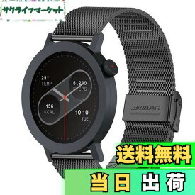 【送料無料】[HeeNia] CMF by Nothing Watch Pro 2 対応 バンド 金属ベルト ステンレス製 替えベルト 長さ調節可能 男女兼用 CMF by Nothing Watch Pro 2 対応 交換バンド (ブラック)