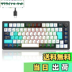 JjJL[{[h KB820y2025NƊEIWiJE{zƃJi󎚈́z75% KXPbgQ[~OL[{[h L E JX^}CYL[{[h USB C/Ap 82L[ PBTL[L