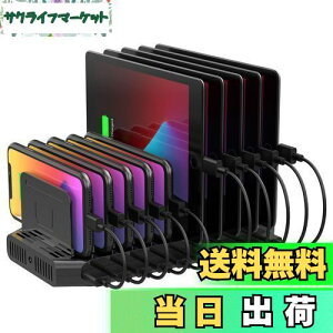 yzUnitek 2024d USB[dXe[V 10|[g [dX^h ő12A 60W PSEF؍ 10䓯[d 1.5A/2.4A Ή Android/iPhone/iPad/kindle/^ubg/PSP d؂ Ԋu\ 