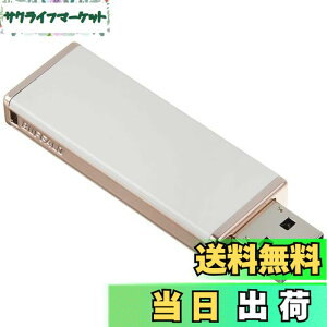 �y���������z�o�b�t�@���[ BUFFALO �������� �L���b�v���X�f�U�C�� USB3.0�p USB�������[ 32GB ���C�����z���C�g RUF3-JW32G-RW